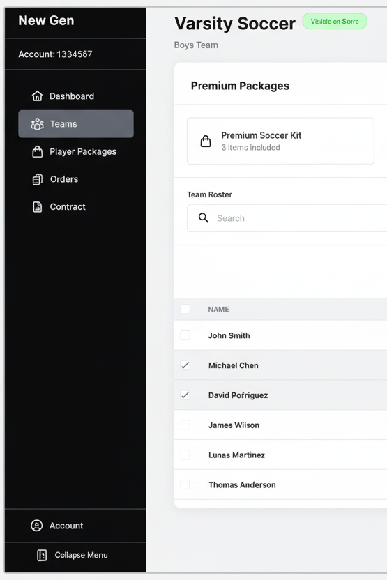 ARETYN 360 | Club Management & Teamwear Platform.